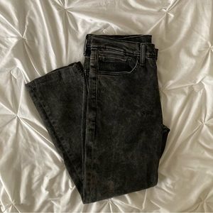 Levi’s 511 34x32 (hemmed to 34x30) jeans in black stonewash with red tab